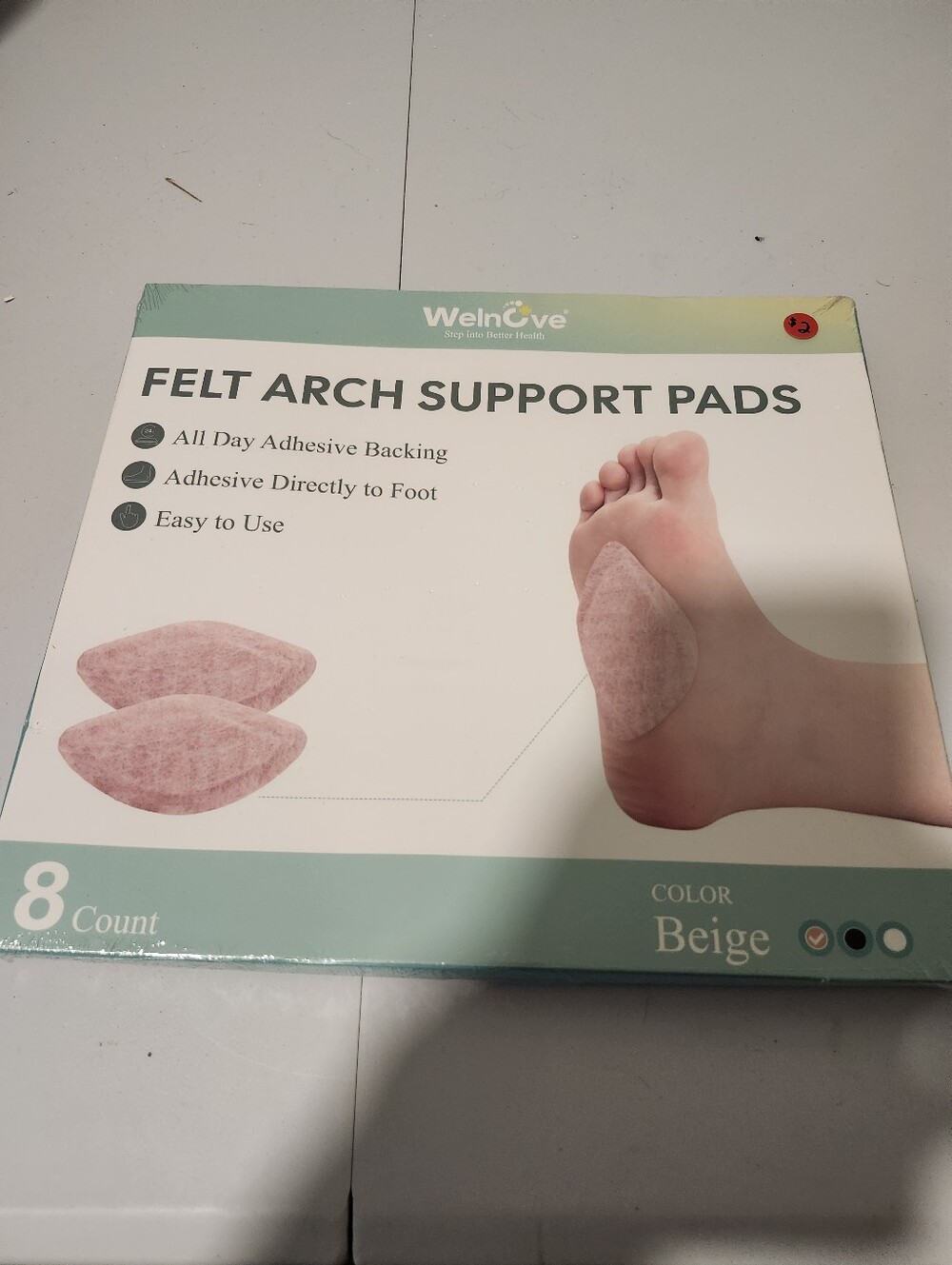 Welnove Felt Arch Support Pads